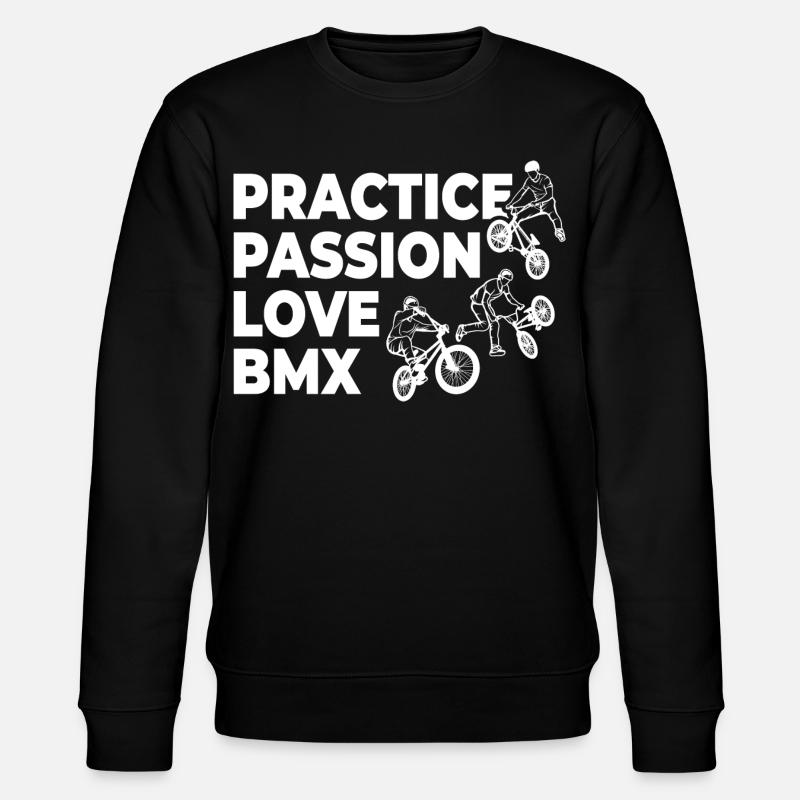 Drôle de slogan BMX - Sweat bio CHANGER Stanley/Stella Unisexe - noir