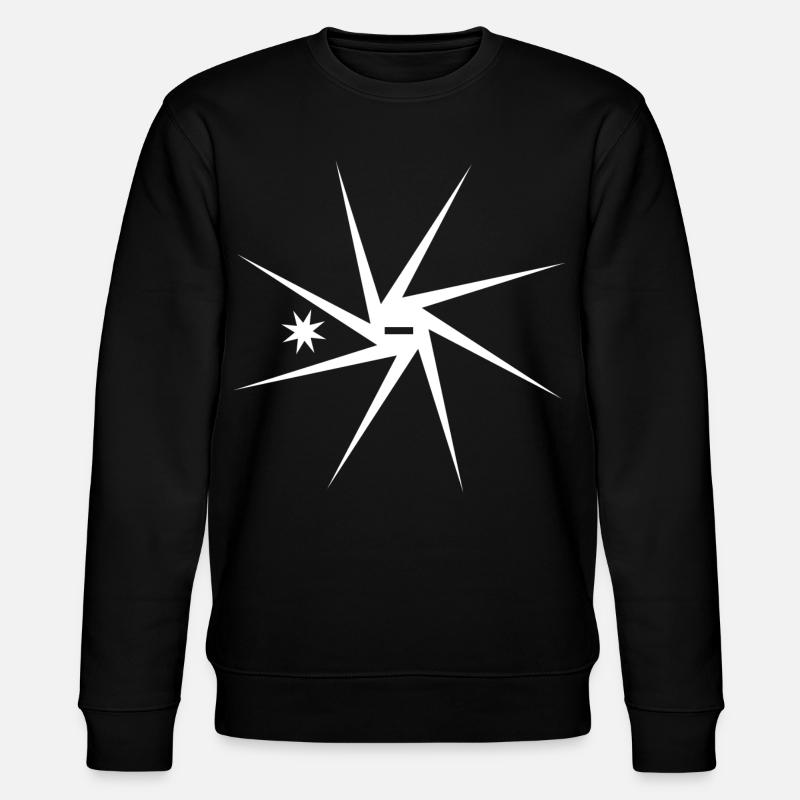 Der fühe Vogel - Stanley/Stella Unisex Bio-Sweatshirt CHANGER  - Schwarz
