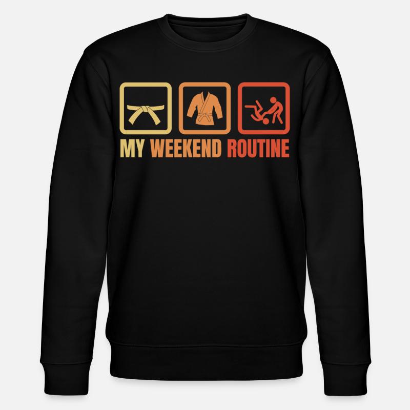 Judo Routine - Stanley/Stella CHANGER Unisex Organic Sweatshirt - black