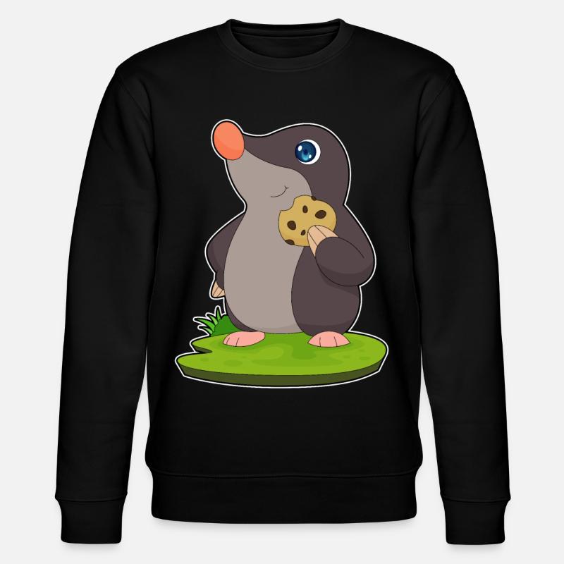 Mole Cookie - Stanley/Stella CHANGER Unisex Organic Sweatshirt - black