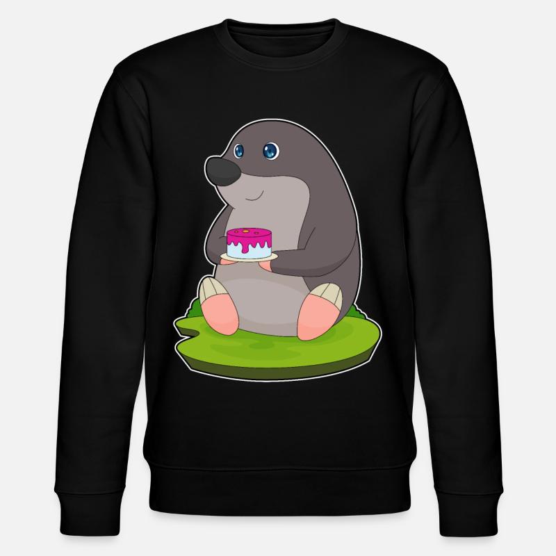Gâteau taupe - Sweat bio CHANGER Stanley/Stella Unisexe - noir