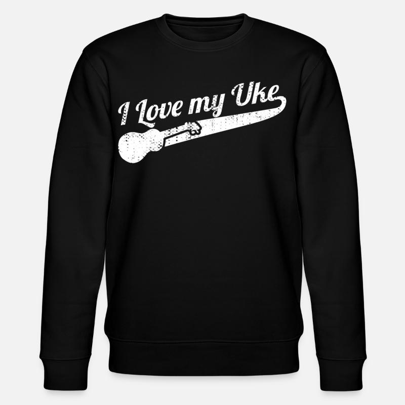 J’aime mon Uke - Sweat bio CHANGER Stanley/Stella Unisexe - noir