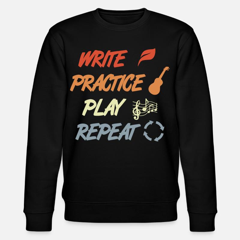 Motivation ukulélé - Sweat bio CHANGER Stanley/Stella Unisexe - noir