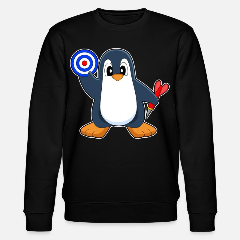Cible de fléchettes Penguin Dart - Sweat bio CHANGER Stanley/Stella Unisexe - noir