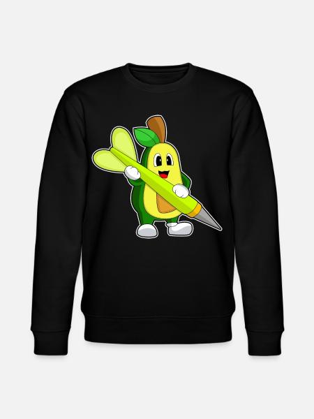 Avocado Dart Dartpfeil - Stanley/Stella CHANGER Unisex Organic Sweatshirt - black