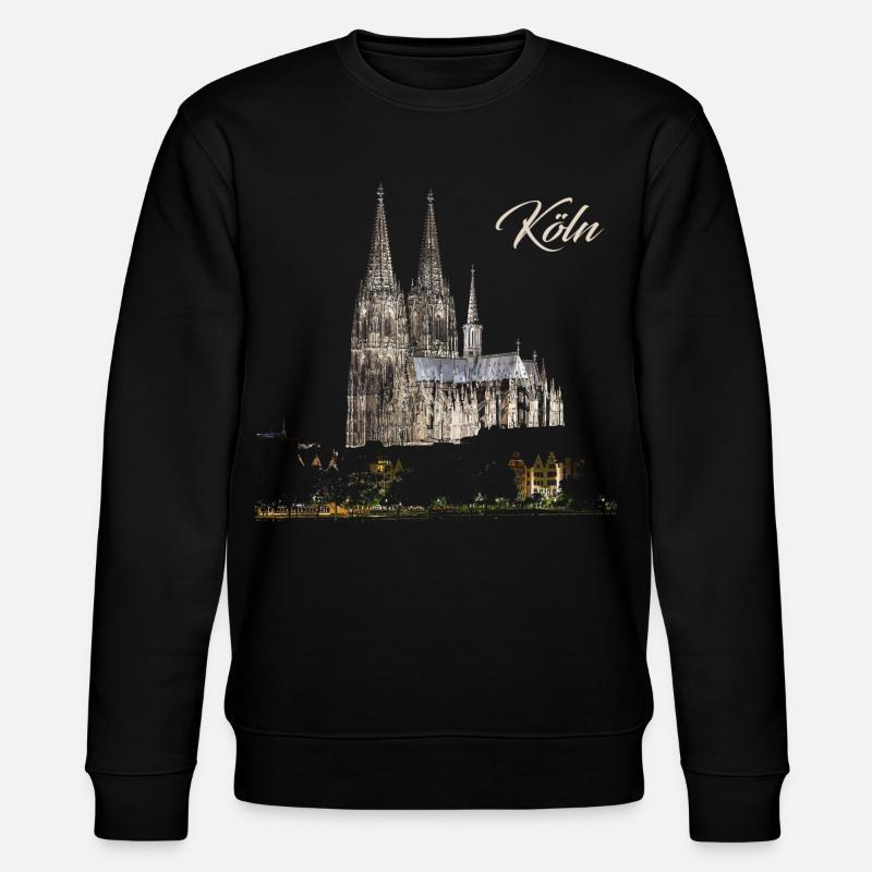 Köln - Stanley/Stella Unisex Bio-Sweatshirt CHANGER  - Schwarz