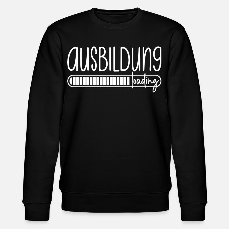 Ausbildung loading Azubi Azubine Auszubildender - Stanley/Stella Unisex Bio-Sweatshirt CHANGER  - Schwarz