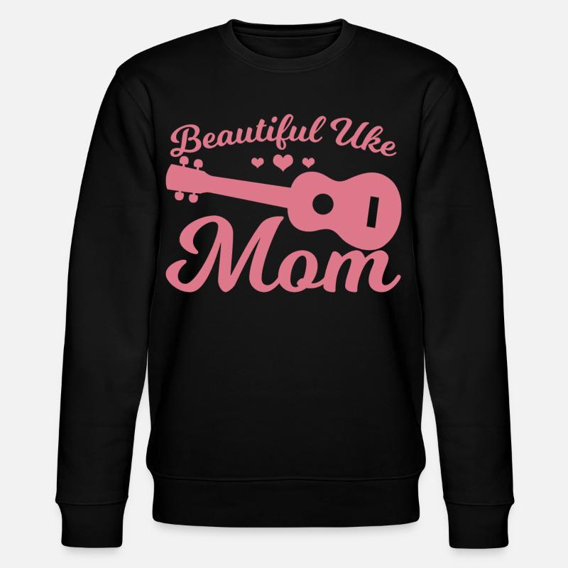 Uke Mama - Stanley/Stella Unisex Bio-Sweatshirt CHANGER  - Schwarz