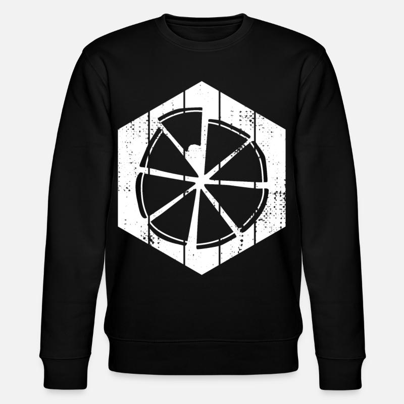 Dessin de pizza - Sweat bio CHANGER Stanley/Stella Unisexe - noir