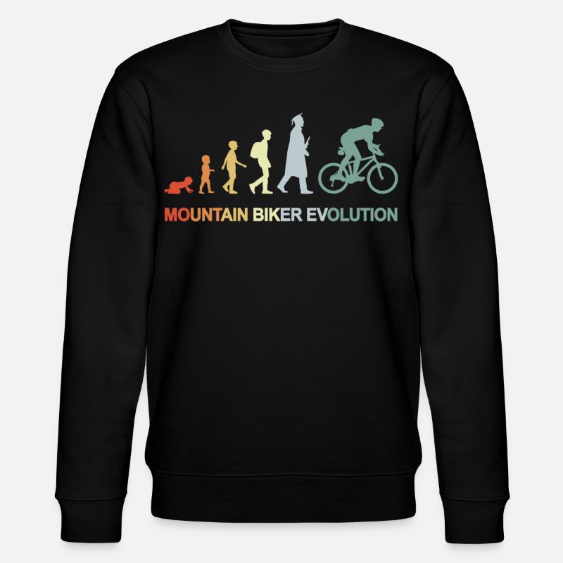 Évolution du vététiste - Sweat bio CHANGER Stanley/Stella Unisexe - noir