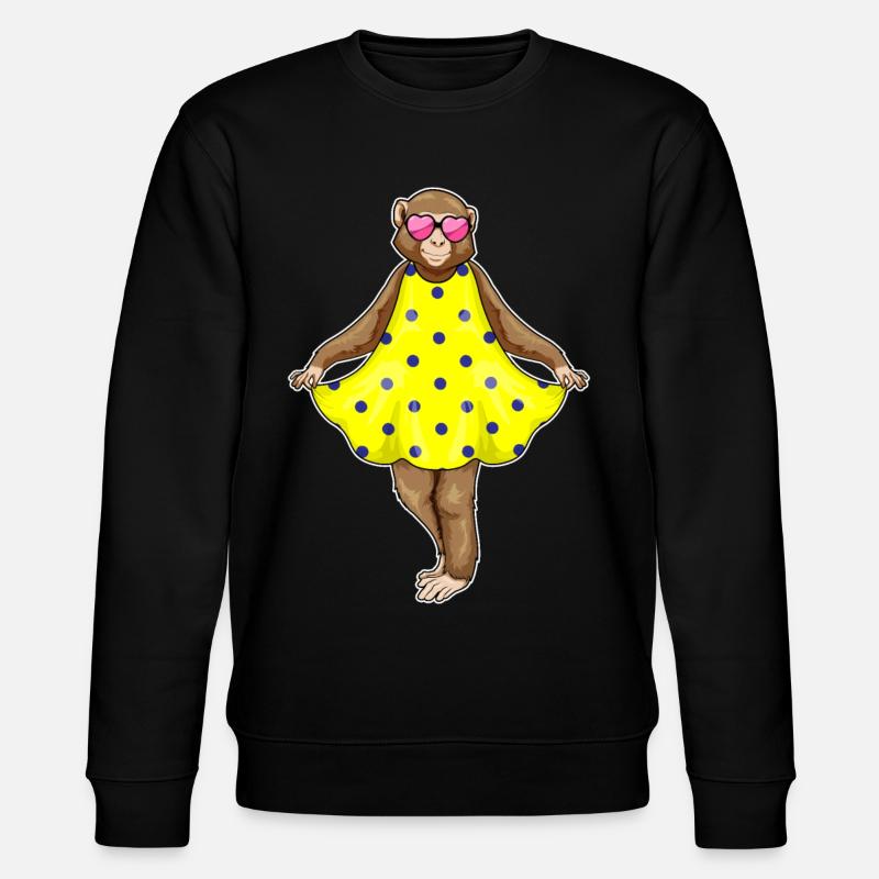 Robe à pois Monkey Hearts - Sweat bio CHANGER Stanley/Stella Unisexe - noir
