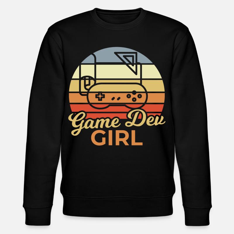 Game Dev Mädchen - Stanley/Stella Unisex Bio-Sweatshirt CHANGER  - Schwarz