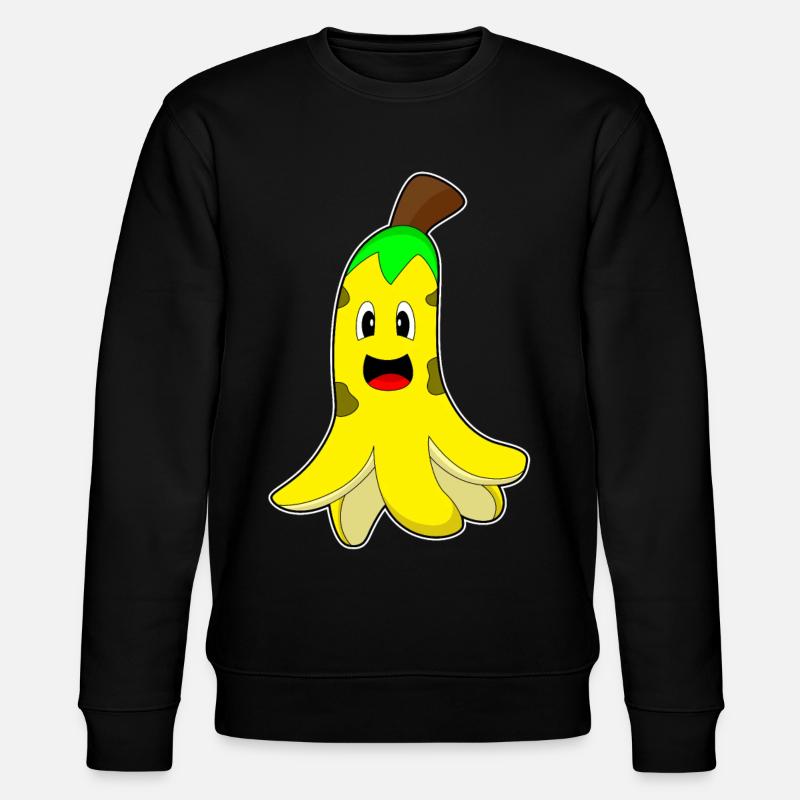 Poulpe Banane - Sweat bio CHANGER Stanley/Stella Unisexe - noir