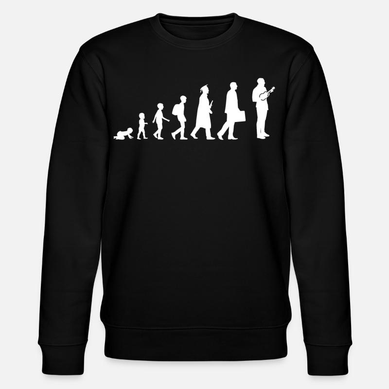 Evolution Ukulele - Stanley/Stella Unisex Bio-Sweatshirt CHANGER  - Schwarz