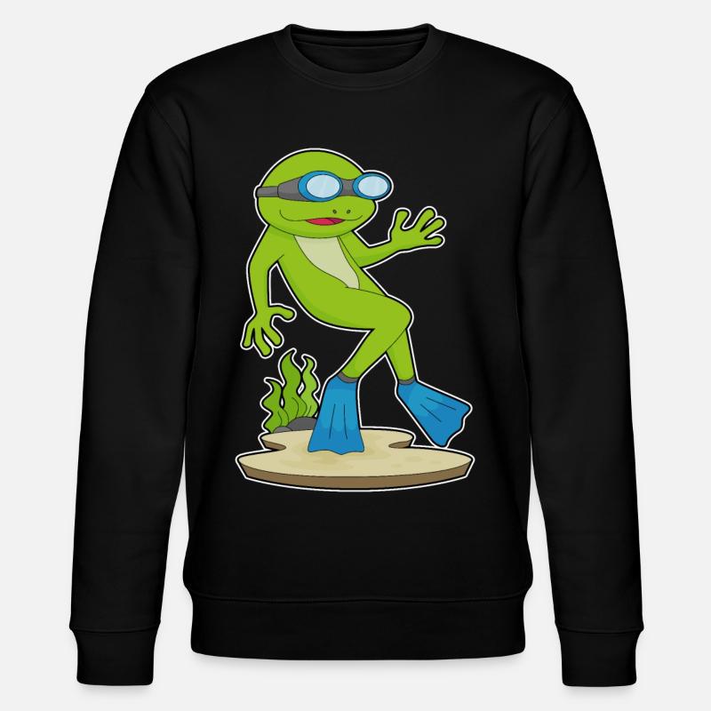 Plongeon de plongée de nage - Sweat bio CHANGER Stanley/Stella Unisexe - noir