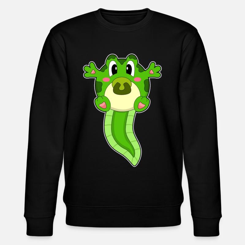 Frosch Baby Schnuller - Stanley/Stella Unisex Bio-Sweatshirt CHANGER  - Schwarz