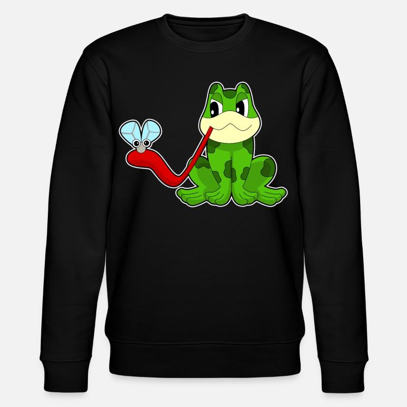 Frosch Fliege - Stanley/Stella Unisex Bio-Sweatshirt CHANGER  - Schwarz