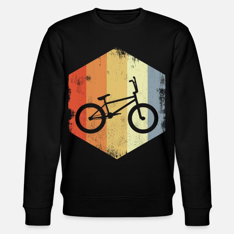 Retro BMX - Stanley/Stella Unisex Bio-Sweatshirt CHANGER  - Schwarz