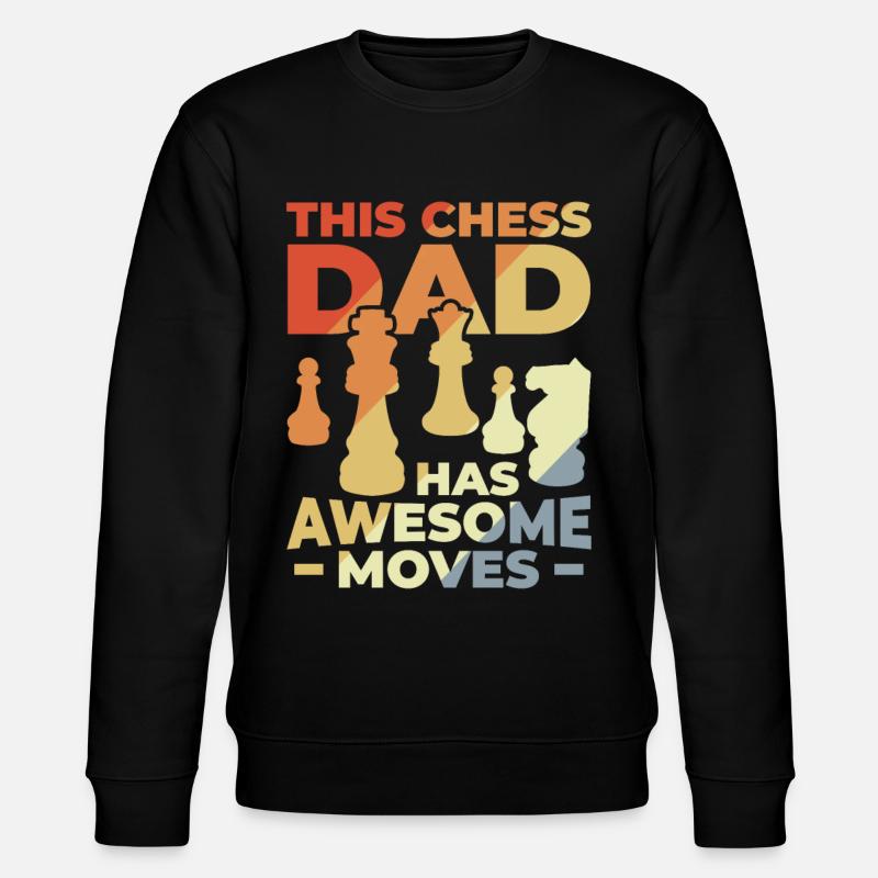 Papa d’échecs - Sweat bio CHANGER Stanley/Stella Unisexe - noir