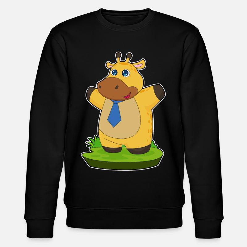 Cravate de gentleman girafe - Sweat bio CHANGER Stanley/Stella Unisexe - noir