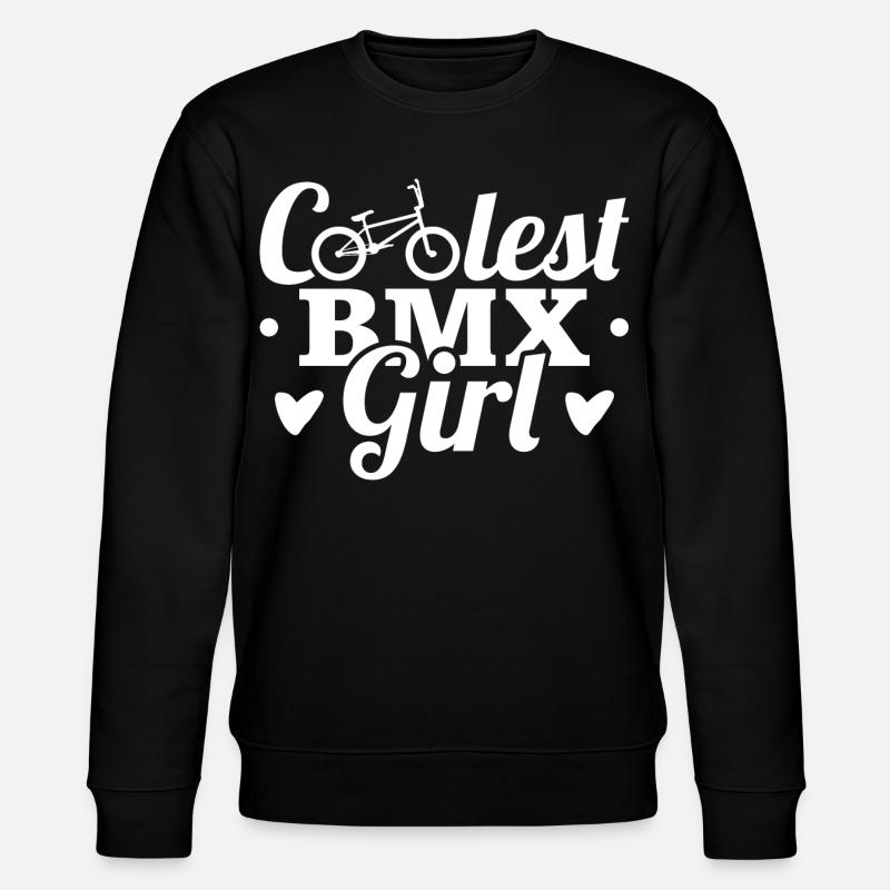 BMX Mädchen - Stanley/Stella Unisex Bio-Sweatshirt CHANGER  - Schwarz