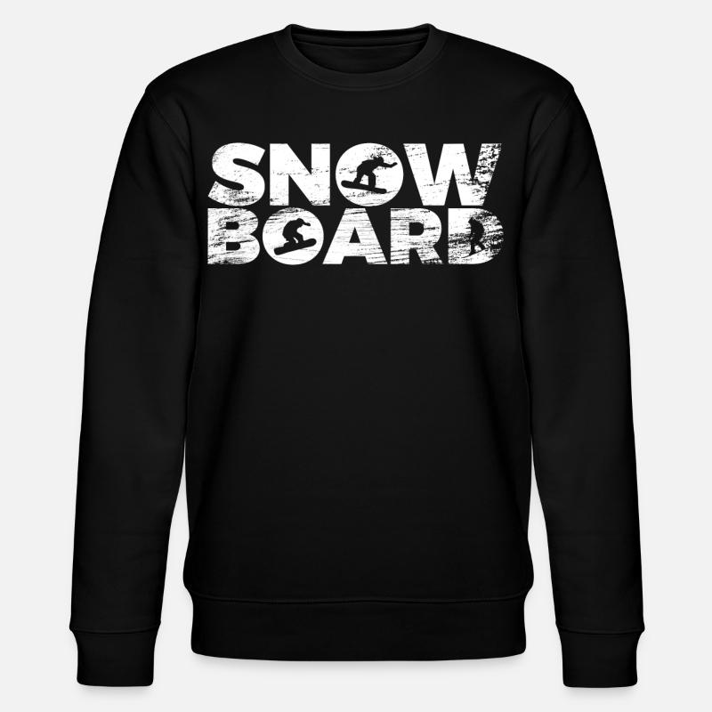 Snowboarding - Stanley/Stella Unisex Bio-Sweatshirt CHANGER  - Schwarz