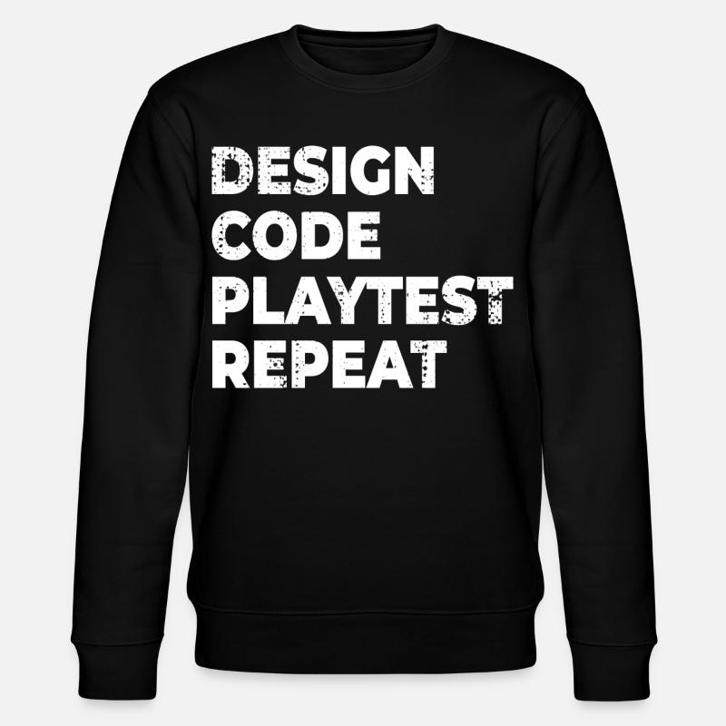 Game Development Progress - Stanley/Stella CHANGER Unisex Organic Sweatshirt - black