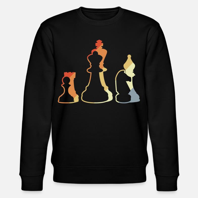 Jeu d’échecs rétro - Sweat bio CHANGER Stanley/Stella Unisexe - noir
