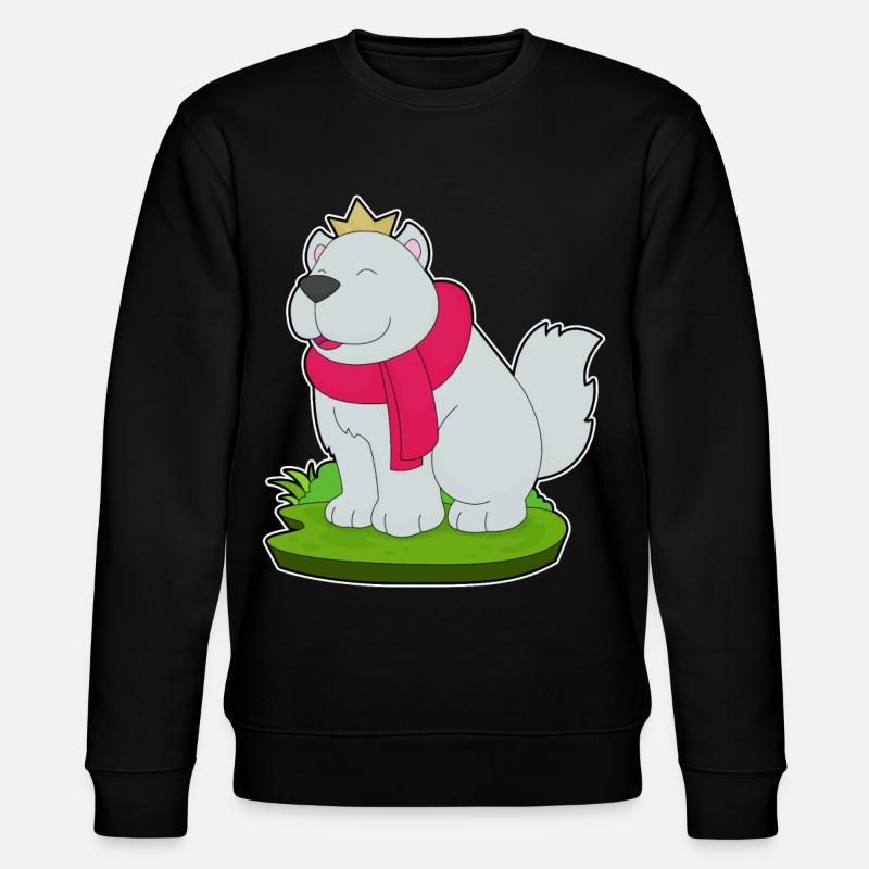 Chien Prince Crown - Sweat bio CHANGER Stanley/Stella Unisexe - noir