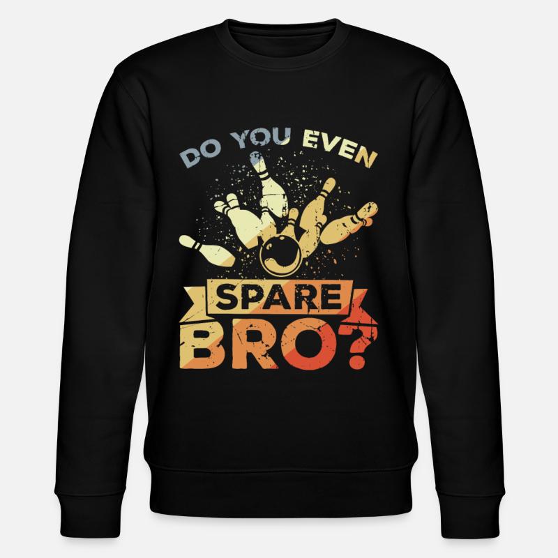 Bowler Spruch - Stanley/Stella Unisex Bio-Sweatshirt CHANGER  - Schwarz