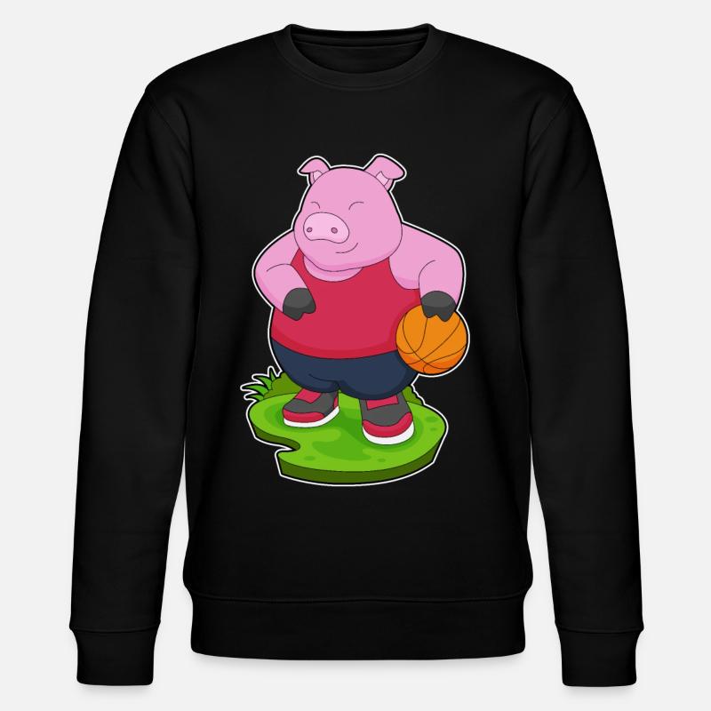 Cochon Basketteur Basketteur - Sweat bio CHANGER Stanley/Stella Unisexe - noir