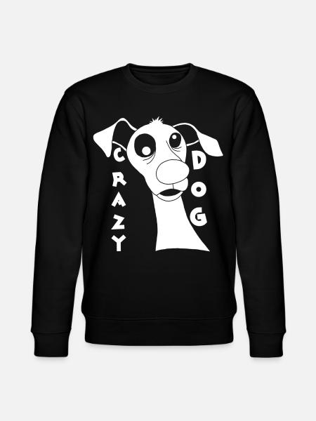 Mad Dog in White - Stanley/Stella CHANGER Unisex Organic Sweatshirt - black