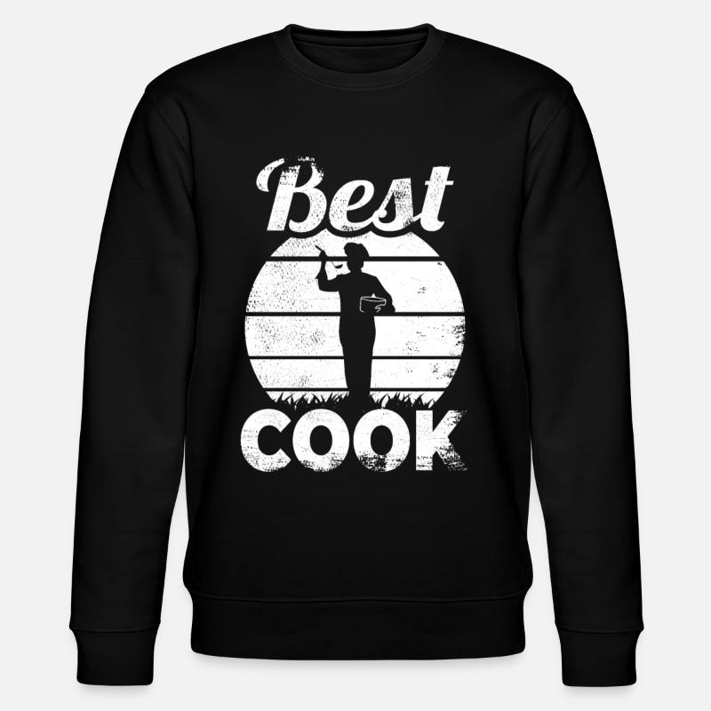 Bester Koch - Stanley/Stella Unisex Bio-Sweatshirt CHANGER  - Schwarz