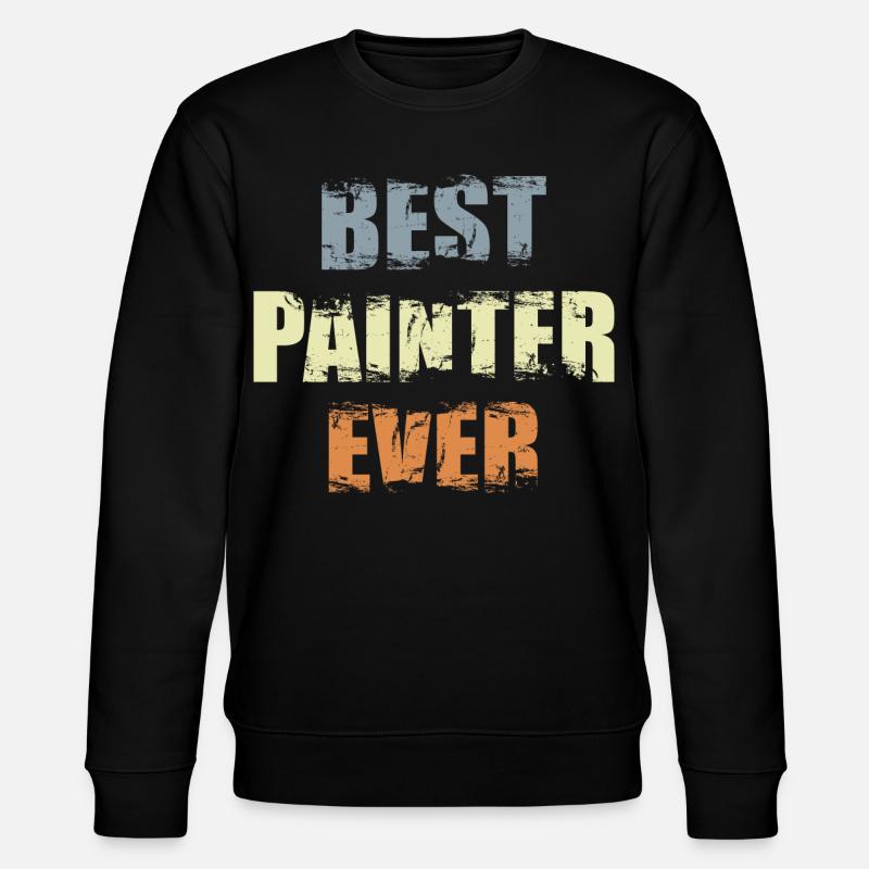 Bester Maler Lackierer - Stanley/Stella Unisex Bio-Sweatshirt CHANGER  - Schwarz