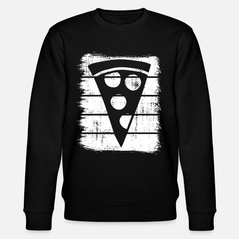 Tranche de pizza - Sweat bio CHANGER Stanley/Stella Unisexe - noir