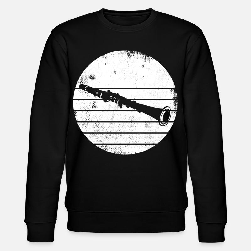Esquisse de clarinette - Sweat bio CHANGER Stanley/Stella Unisexe - noir