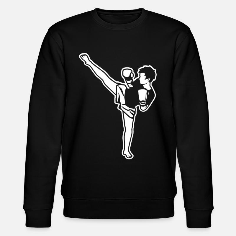 Kidboxer Garçon - Sweat bio CHANGER Stanley/Stella Unisexe - noir