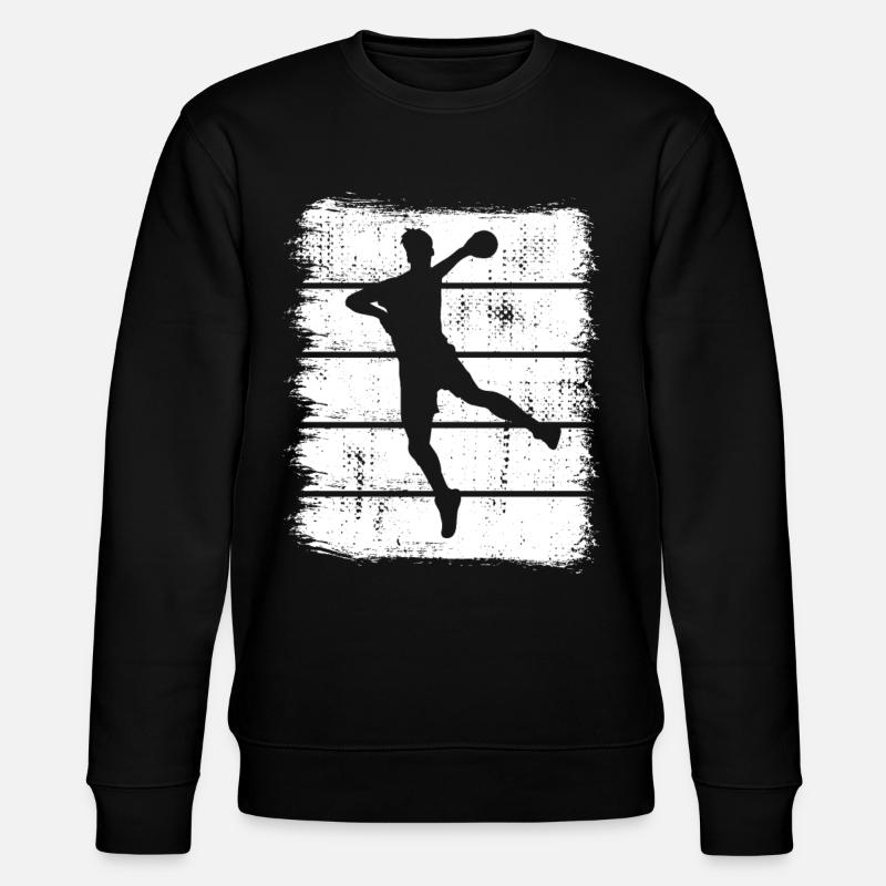 Handballer Junge - Stanley/Stella Unisex Bio-Sweatshirt CHANGER - Schwarz