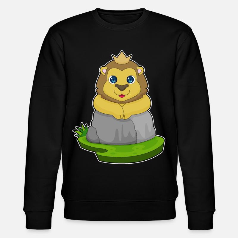 Couronne du Roi Lion - Sweat bio CHANGER Stanley/Stella Unisexe - noir