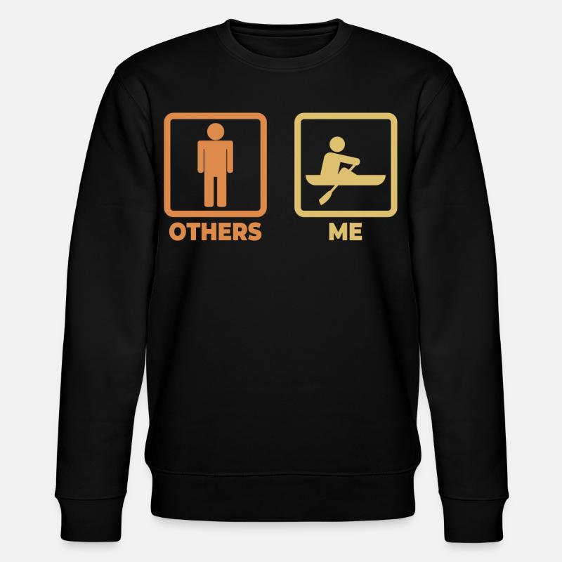 Figurine bâton de rameur - Sweat bio CHANGER Stanley/Stella Unisexe - noir