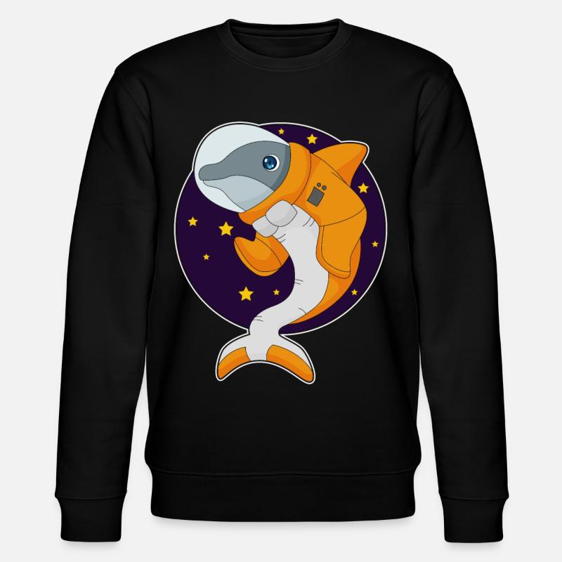 Dauphin Astronaute Espace - Sweat bio CHANGER Stanley/Stella Unisexe - noir