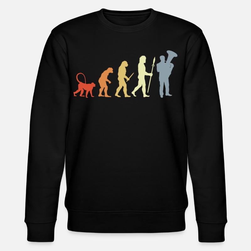 Tubist Evolution - Stanley/Stella Unisex Bio-Sweatshirt CHANGER  - Schwarz