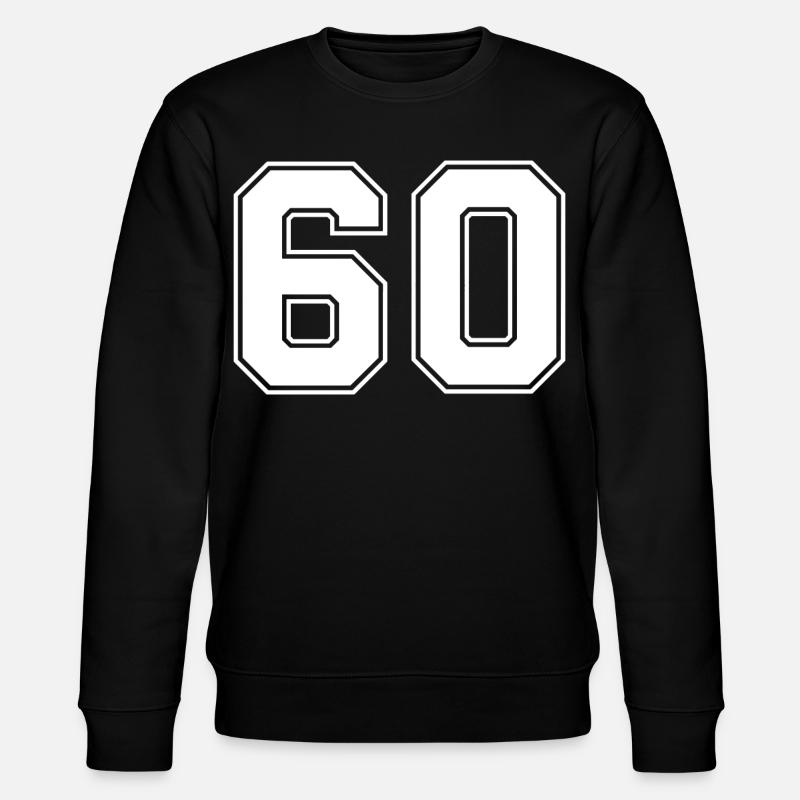 Nummer 60 - Stanley/Stella Unisex Bio-Sweatshirt CHANGER  - Schwarz
