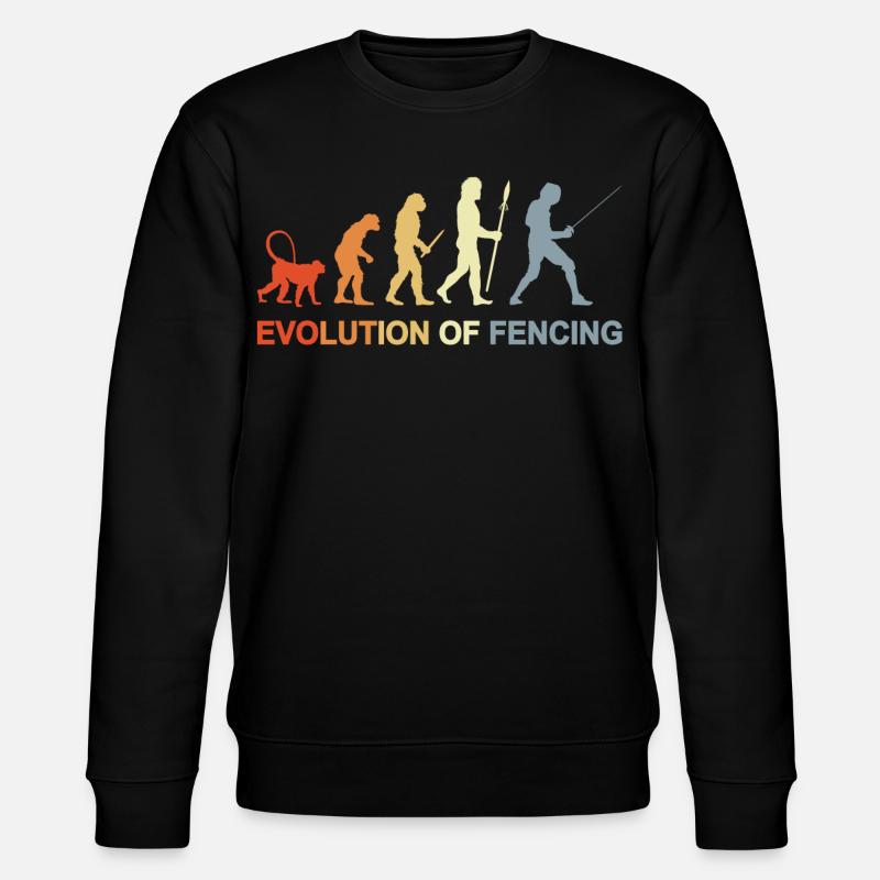 Évolution de l’escrime - Sweat bio CHANGER Stanley/Stella Unisexe - noir