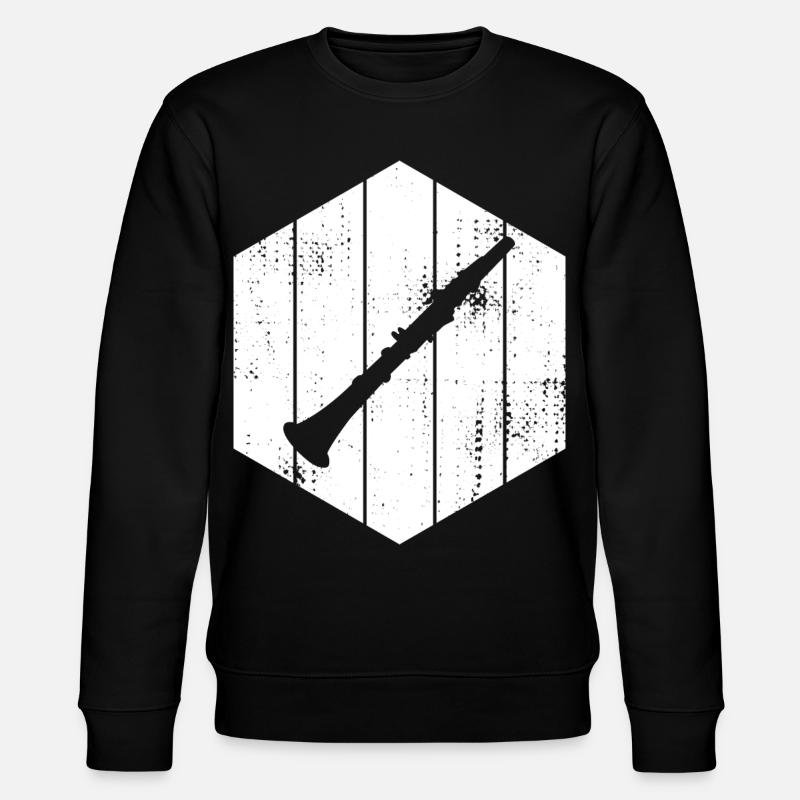 Klarinette - Stanley/Stella Unisex Bio-Sweatshirt CHANGER  - Schwarz