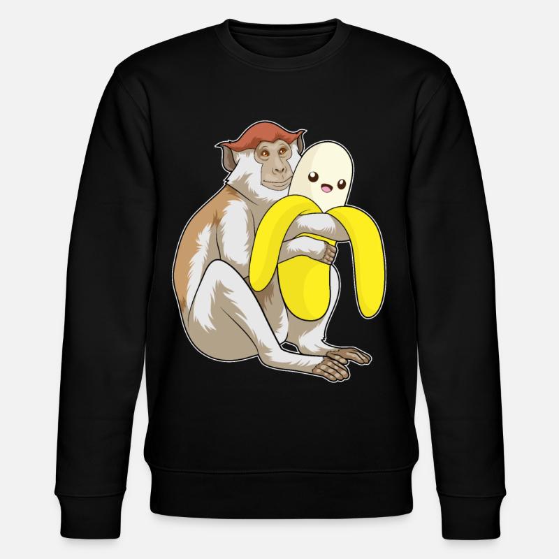 Singe Peluche - Sweat bio CHANGER Stanley/Stella Unisexe - noir