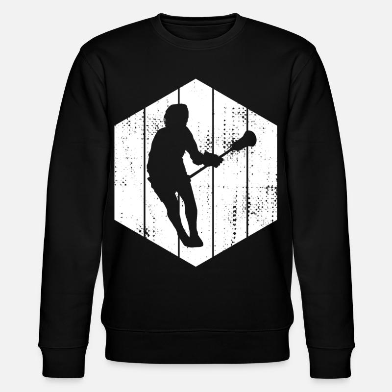 Dessin de joueur de crosse - Sweat bio CHANGER Stanley/Stella Unisexe - noir