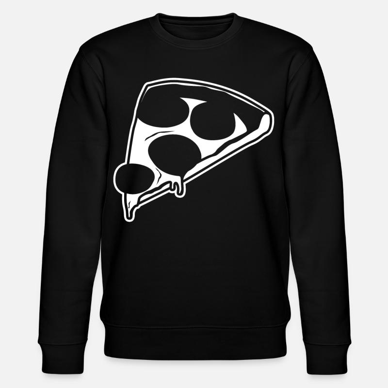 Dessin de pizza - Sweat bio CHANGER Stanley/Stella Unisexe - noir