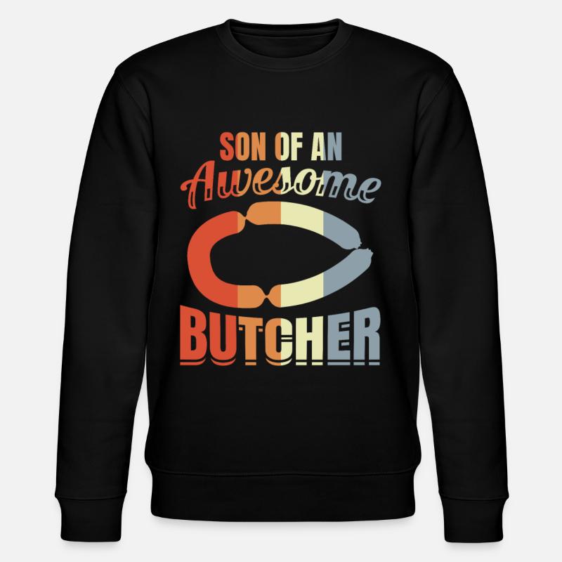 Fils de boucher - Sweat bio CHANGER Stanley/Stella Unisexe - noir