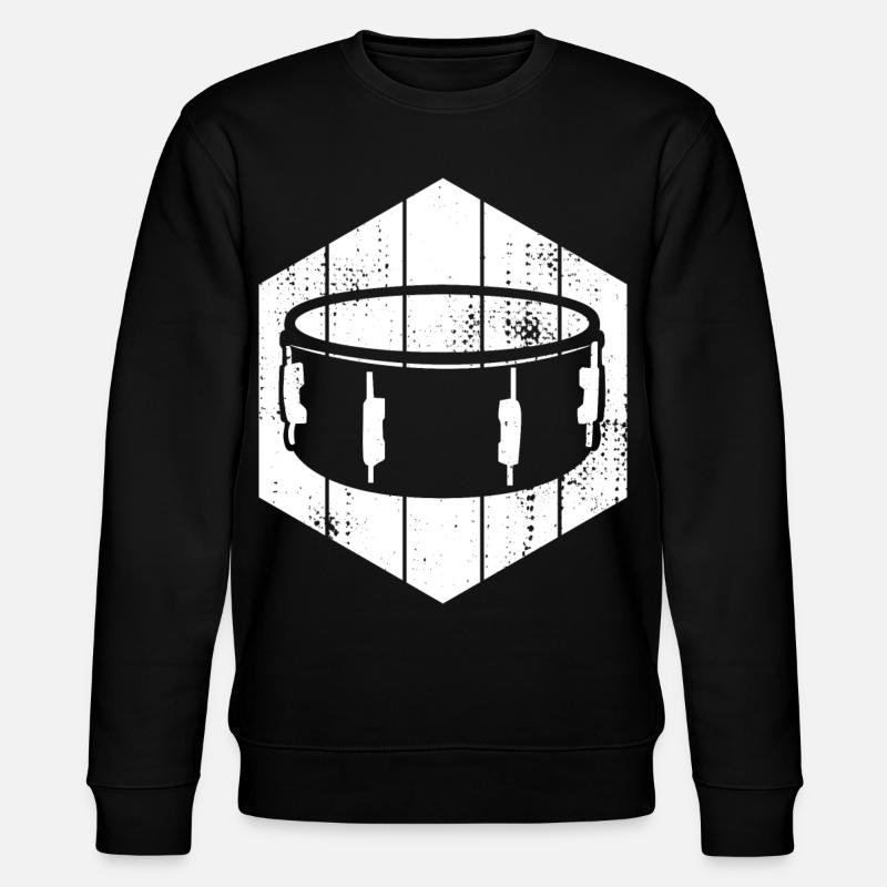 Kleine Trommel - Stanley/Stella Unisex Bio-Sweatshirt CHANGER  - Schwarz